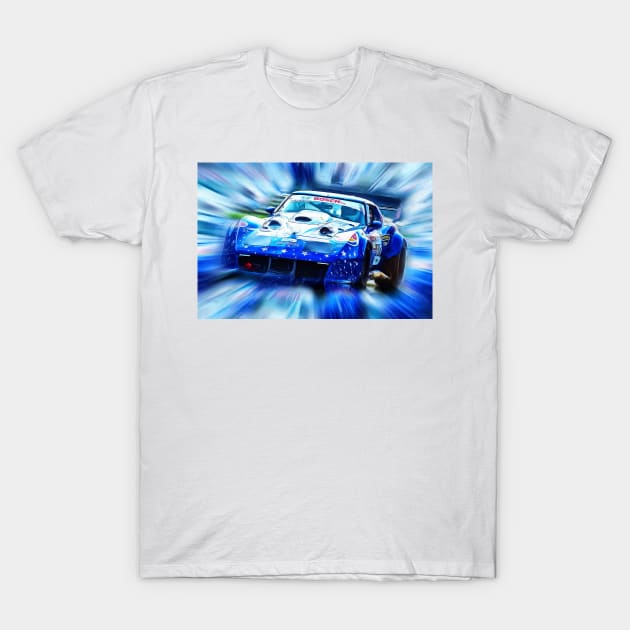 In Touch With Corvette T-Shirt by DeVerviers